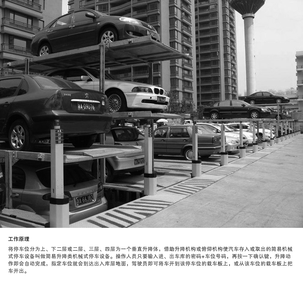 06PJS2D1正一负一地坑简易升降立体车库工作原理.jpg
