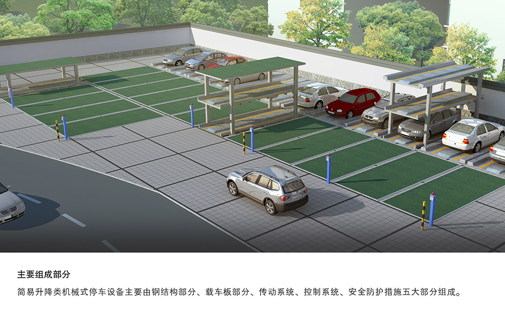 09PJS2D1正一负一地坑简易升降立体车库主要组成部分.jpg